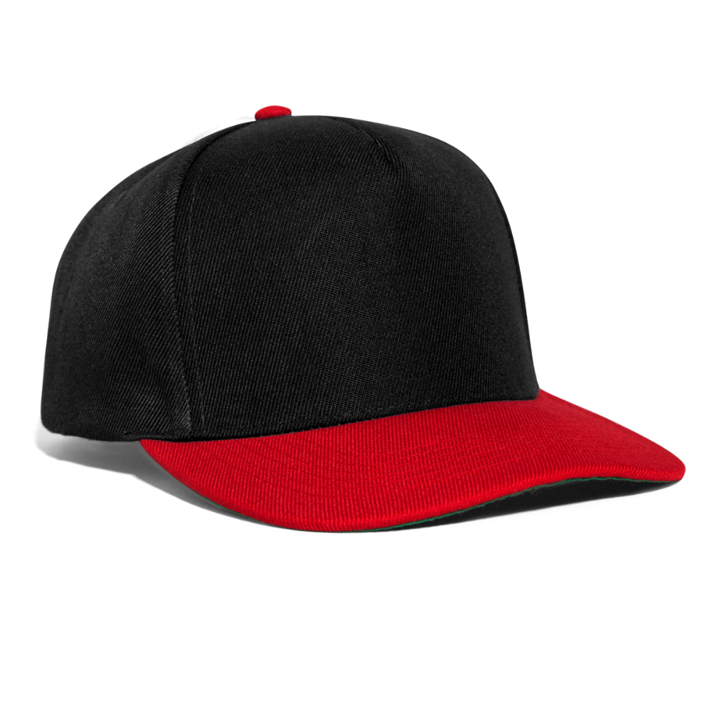 Snapback Cap - Schwarz/Rot