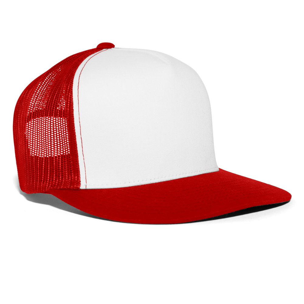 Trucker Cap - Weiß/Rot