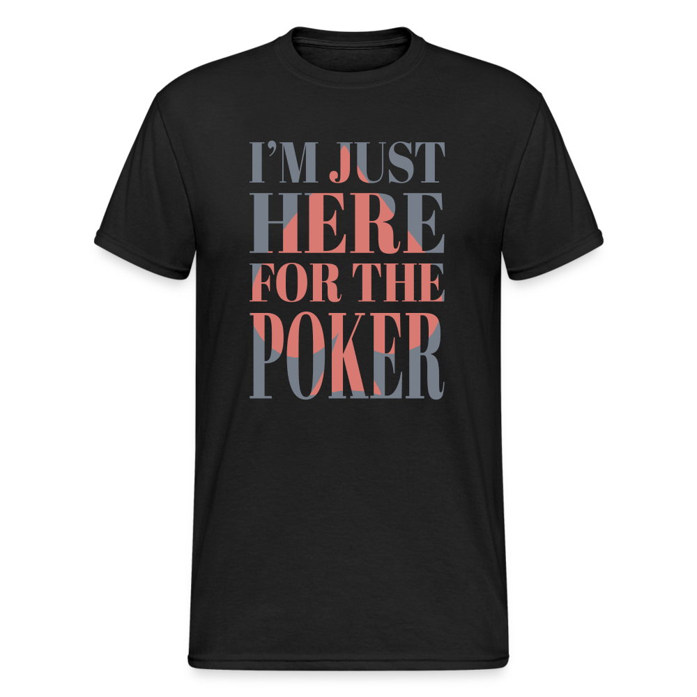 Poker - Herren Premiumshirt - Schwarz