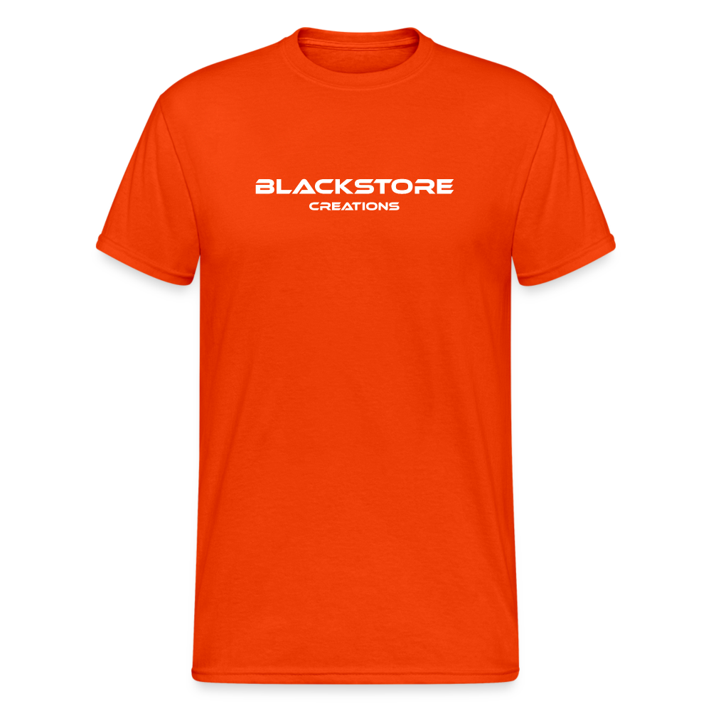 BLACKSTORE CREATIONS - Herren Premiumshirt - kräftig Orange