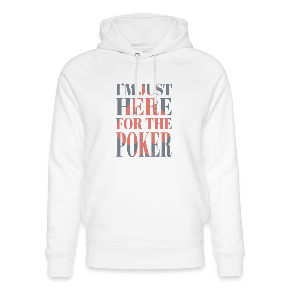 Poker - Herren Premium Hoodie - weiß