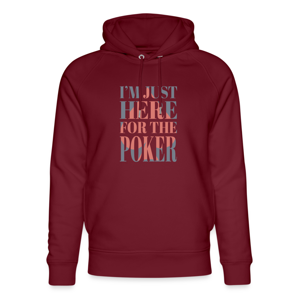 Poker - Herren Premium Hoodie - Burgunderrot