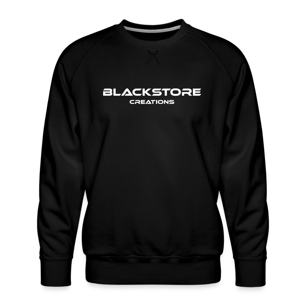 Männer Premium Sweatshirt - Schwarz