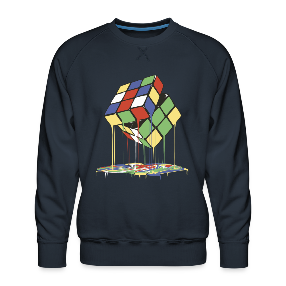 Zauberwürfel - Herren Premium Sweatshirt - Navy