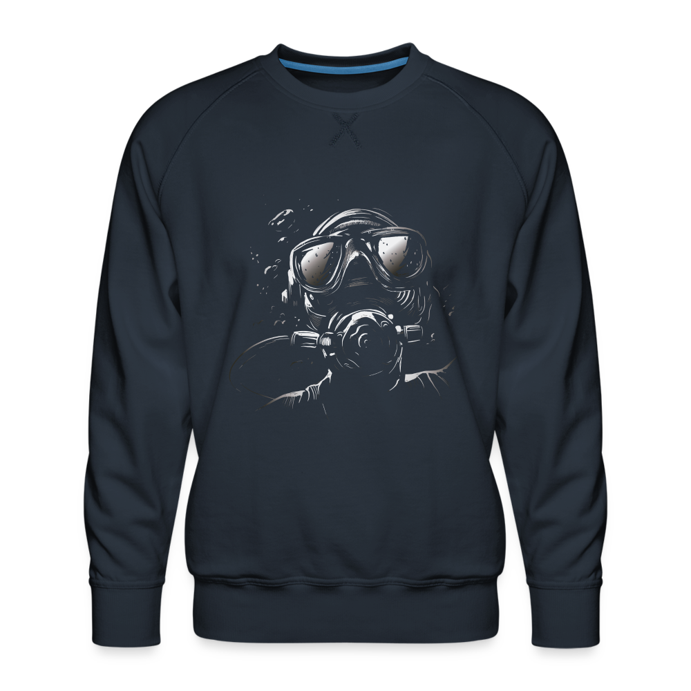Taucher - Herren Premium Sweatshirt - Navy