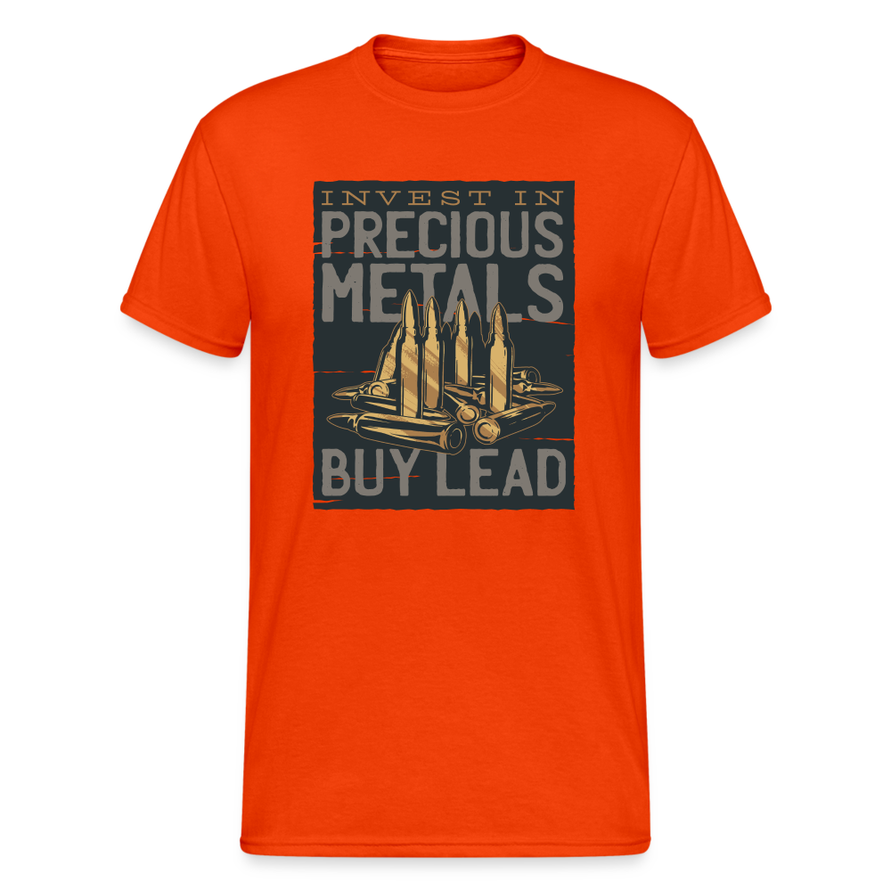 Bullet Lettering - Herren Premiumshirt - kräftig Orange