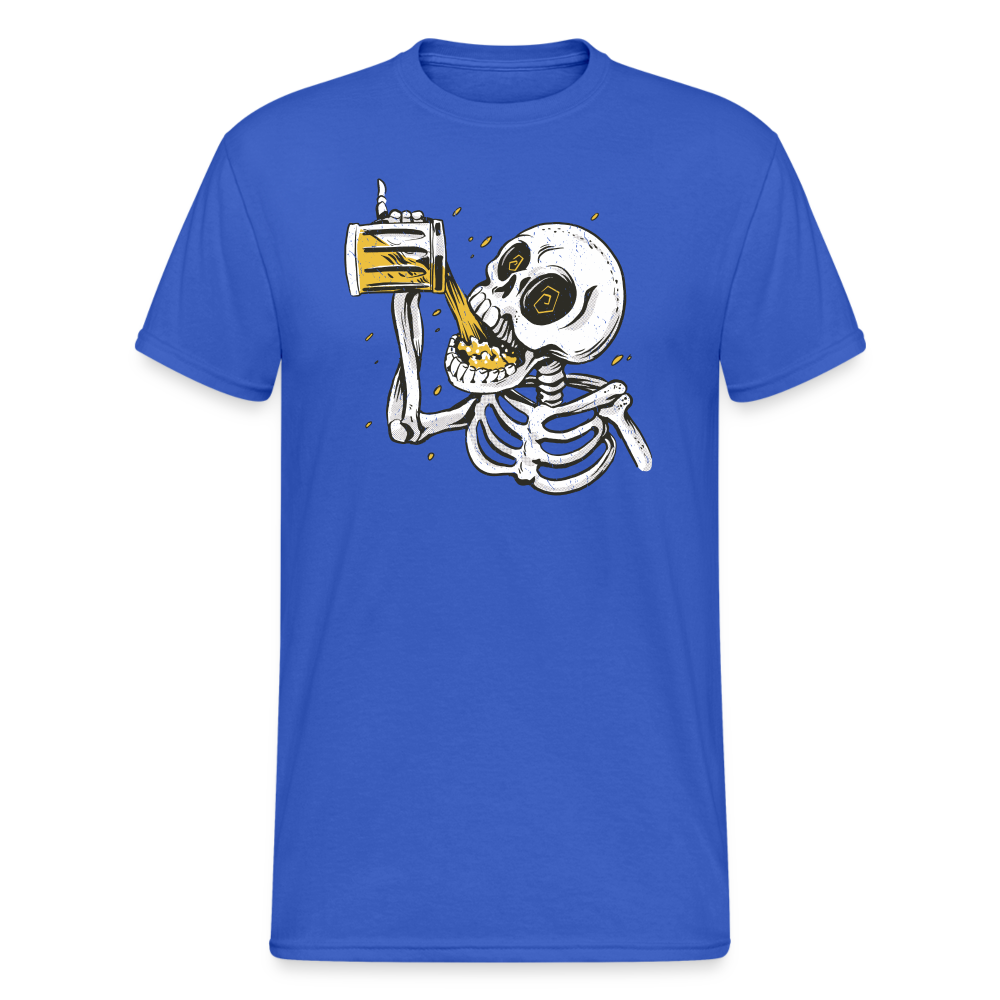 Skelett - Bier - Herren Premiumshirt - Königsblau