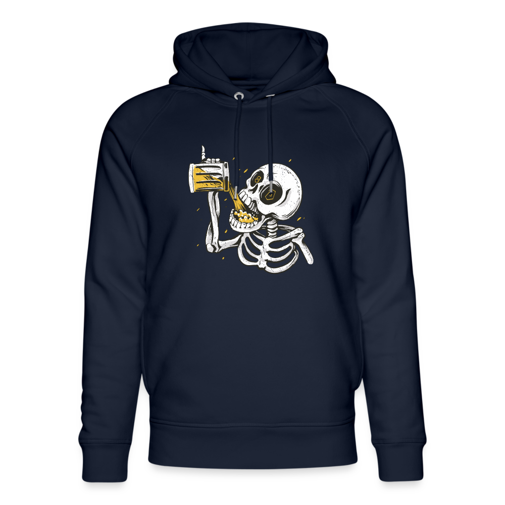 Skelett - Bier - Herren Premium Hoodie - Navy