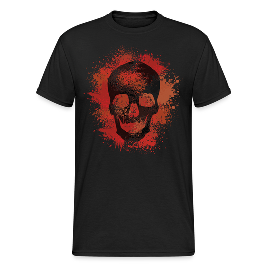 Grunge skull - Herren Premiumshirt - Schwarz