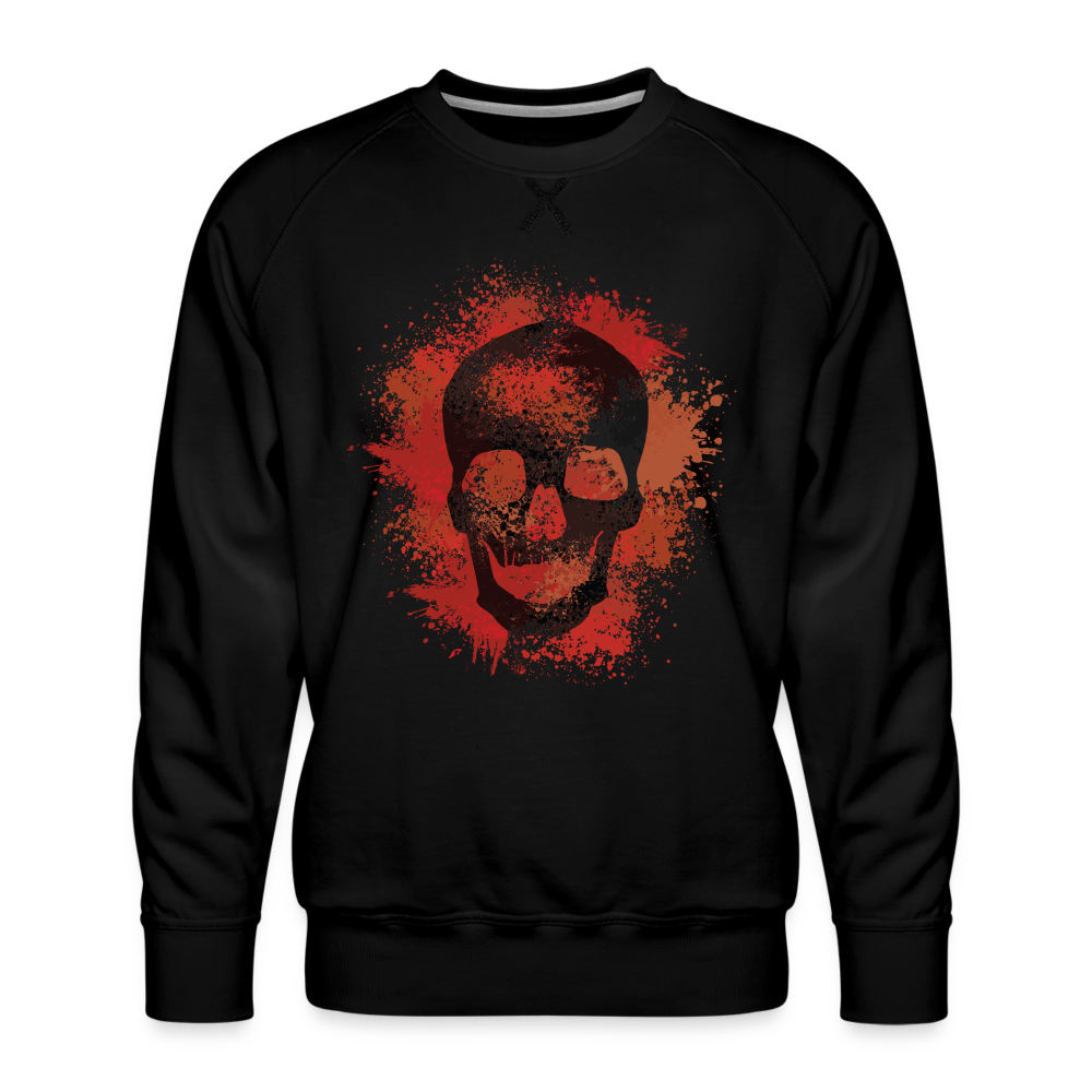 Grunge skull - Herren Premium Sweatshirt - Schwarz
