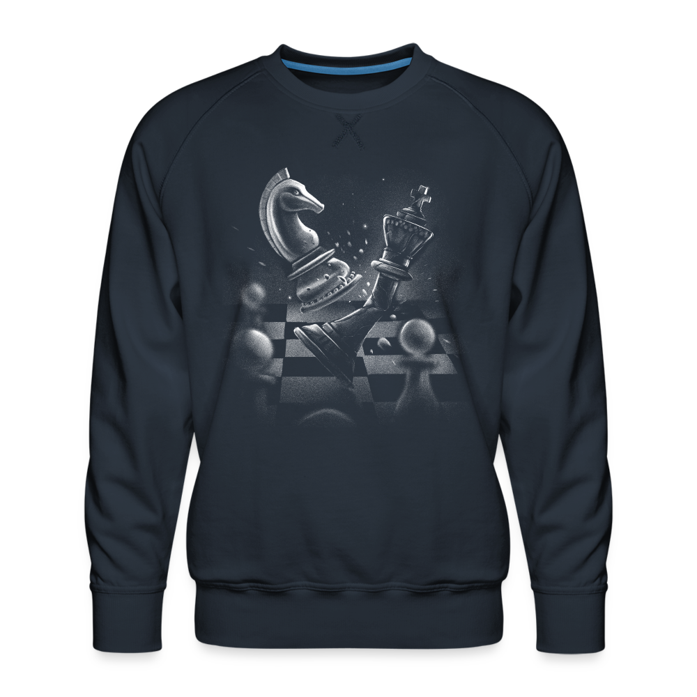 Schachmatt - Herren Premium Sweatshirt - Navy