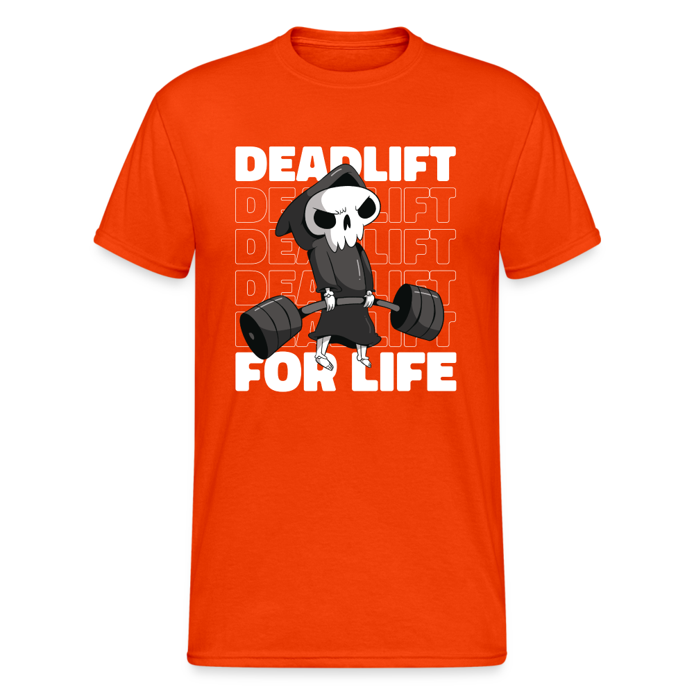 Deadlift for life - Herren Premiumshirt - kräftig Orange