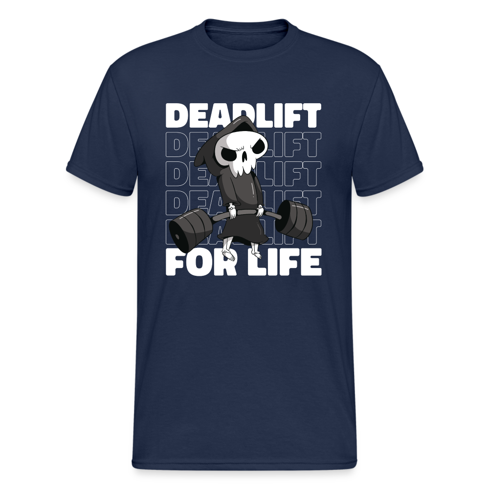 Deadlift for life - Herren Premiumshirt - Navy