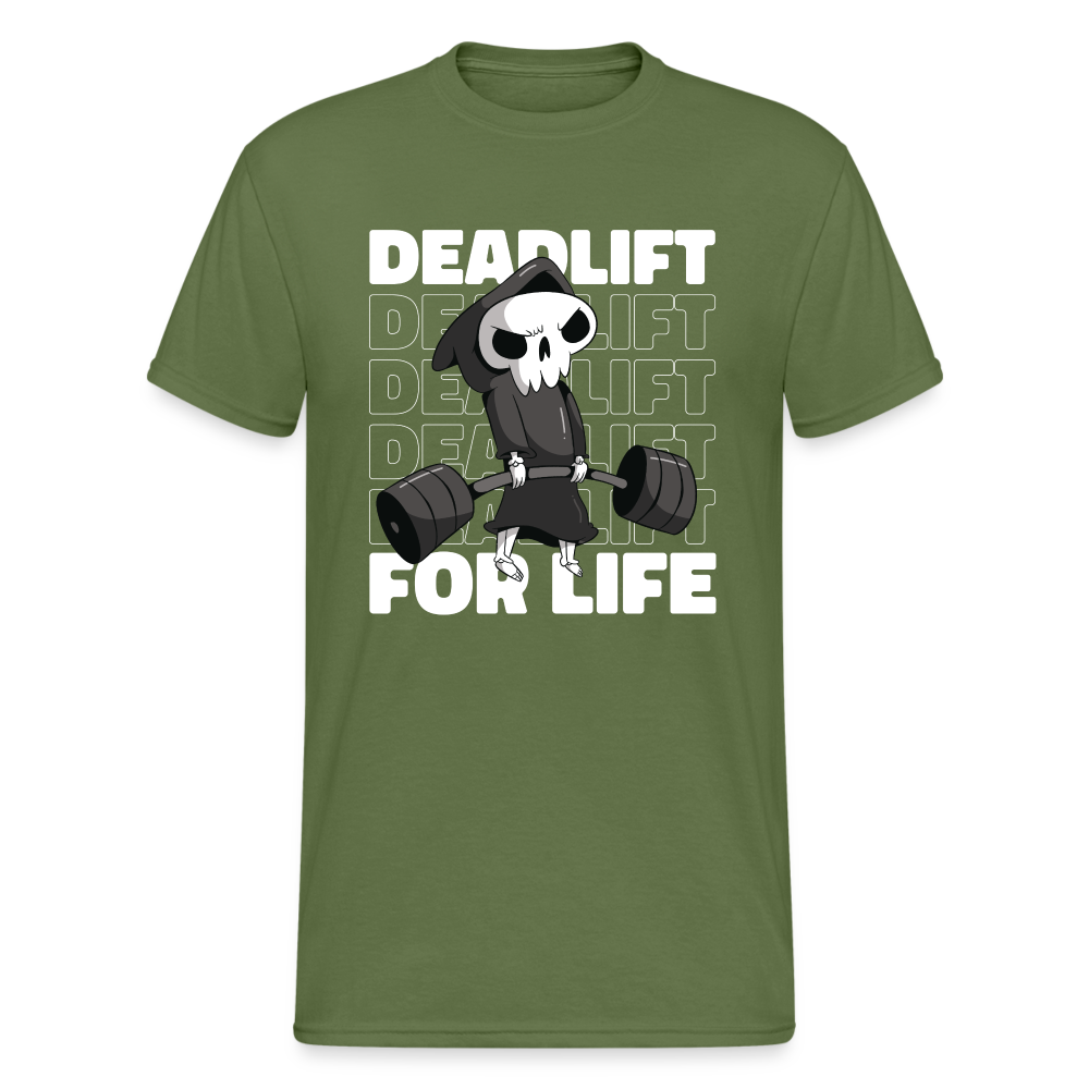 Deadlift for life - Herren Premiumshirt - Militärgrün