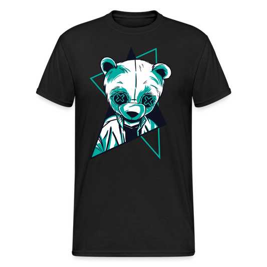Panda - Herren Premiumshirt - Schwarz
