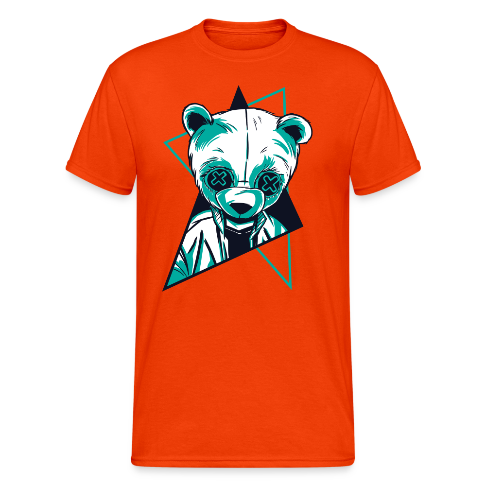 Panda - Herren Premiumshirt - kräftig Orange