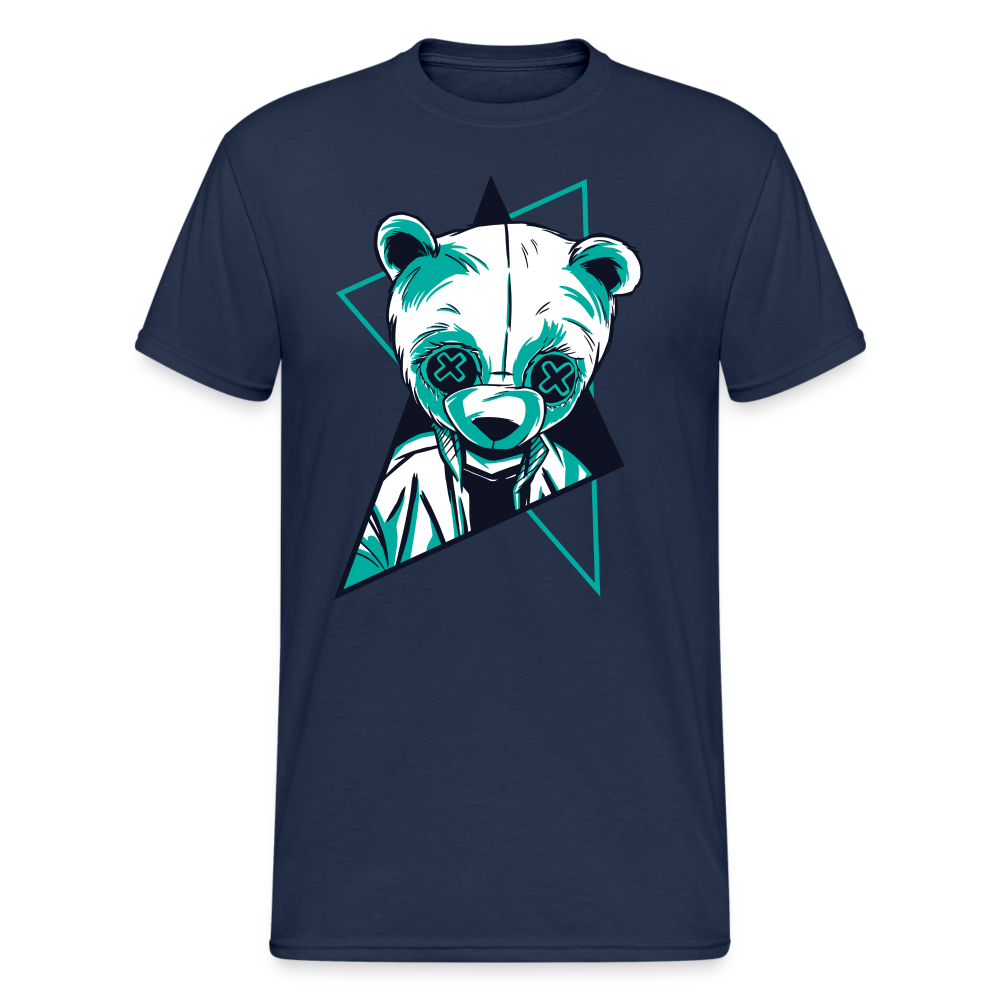 Panda - Herren Premiumshirt - Navy