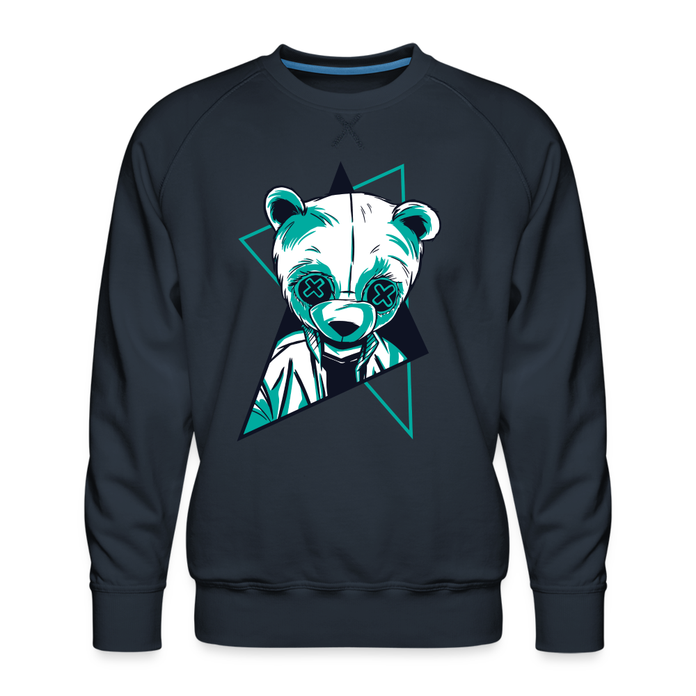 Panda - Herren Premium Sweatshirt - Navy
