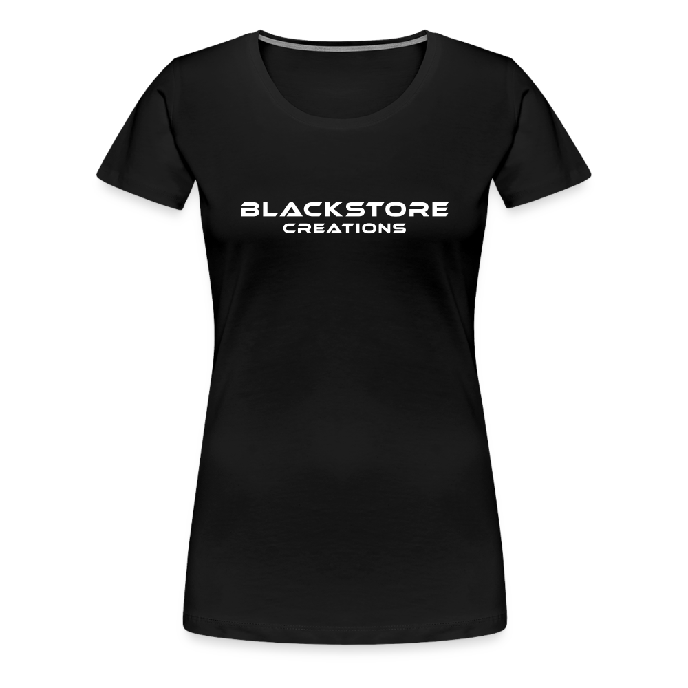 BLACKSTORE CREATIONS - Frauen Premiumshirt - Schwarz