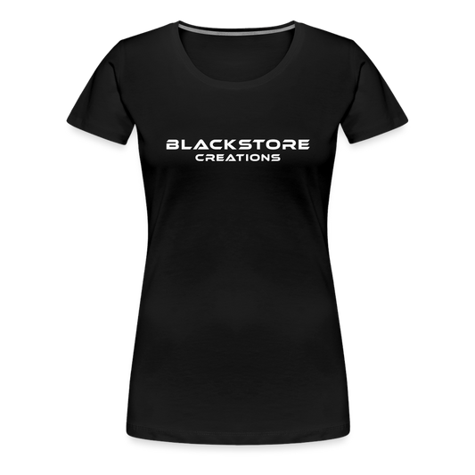 BLACKSTORE CREATIONS - Frauen Premiumshirt - Schwarz