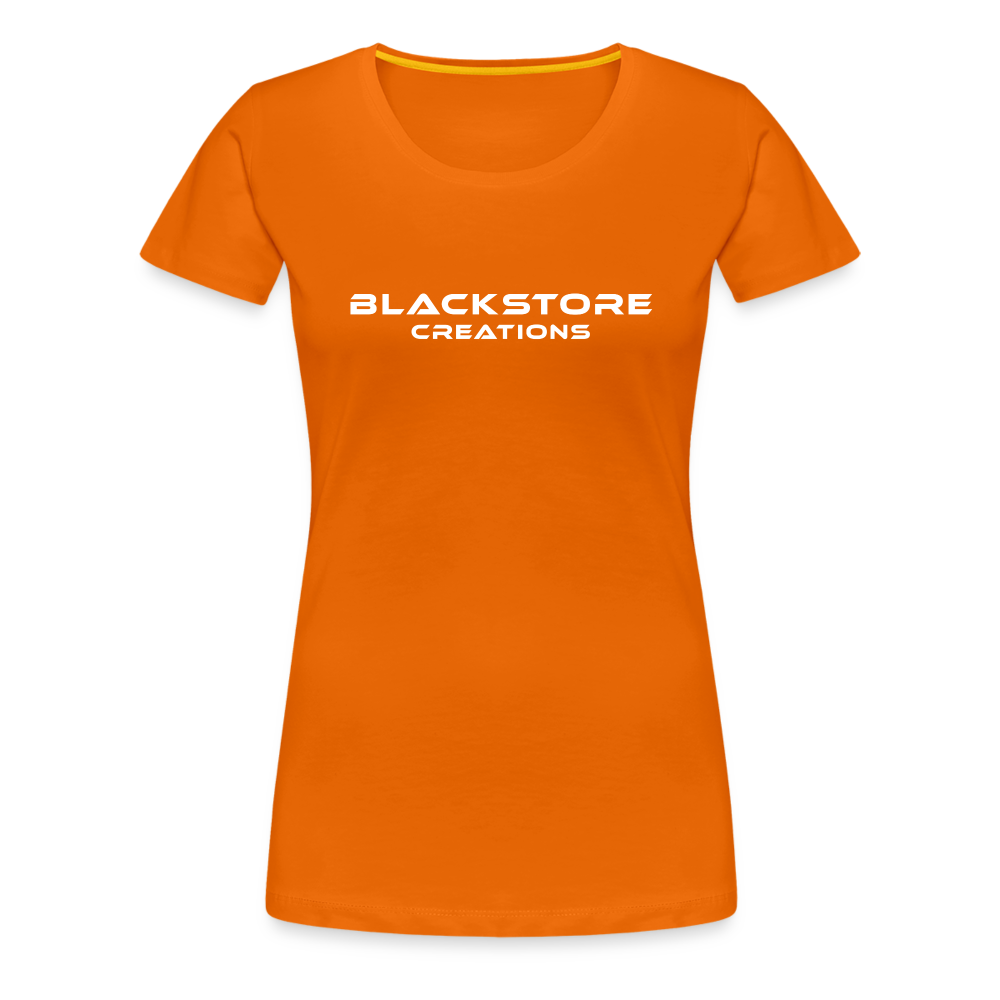 BLACKSTORE CREATIONS - Frauen Premiumshirt - Orange