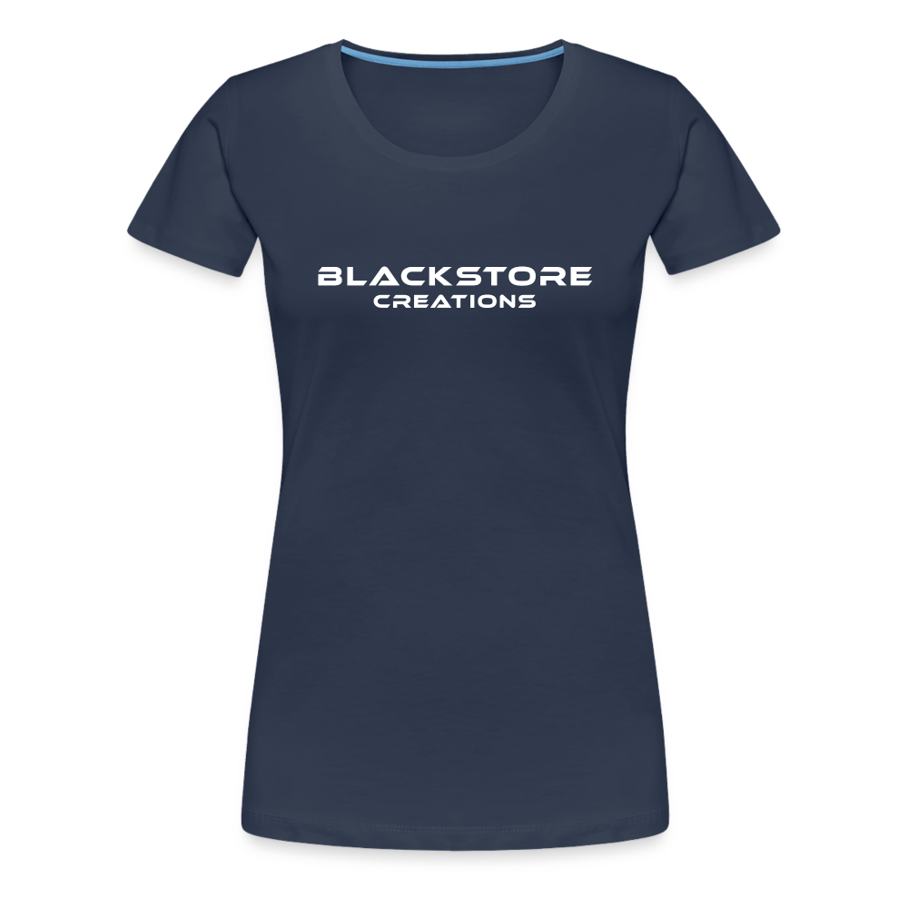 BLACKSTORE CREATIONS - Frauen Premiumshirt - Navy