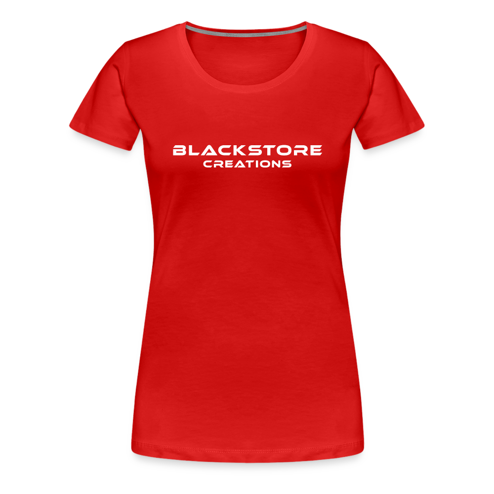 BLACKSTORE CREATIONS - Frauen Premiumshirt - Rot