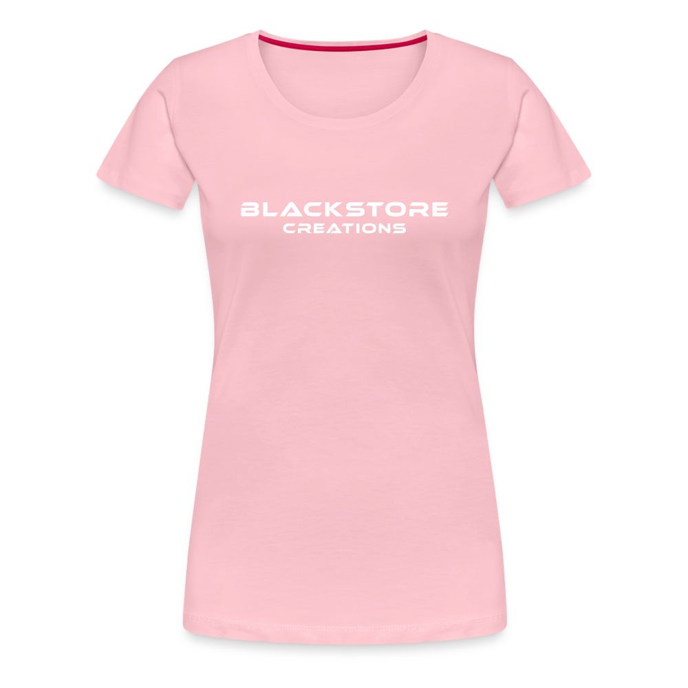 BLACKSTORE CREATIONS - Frauen Premiumshirt - Hellrosa