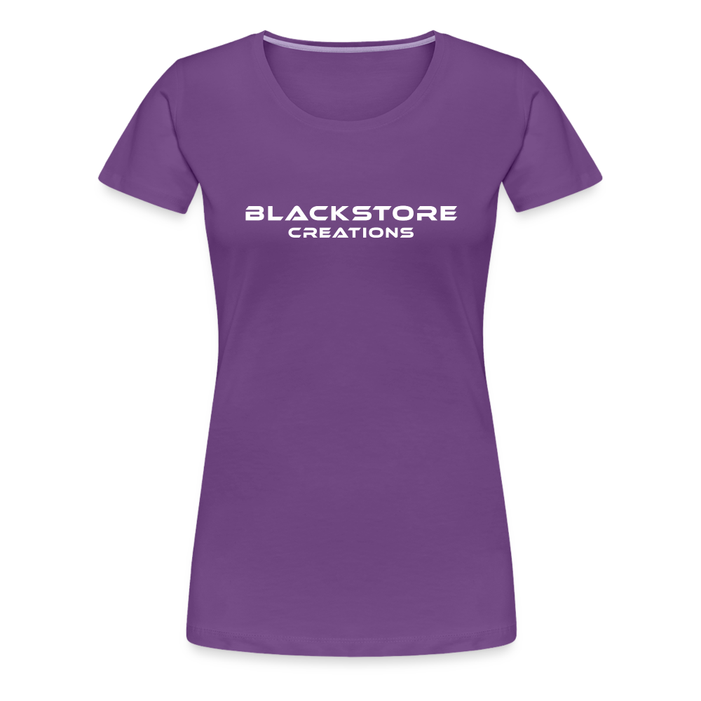 BLACKSTORE CREATIONS - Frauen Premiumshirt - Lila