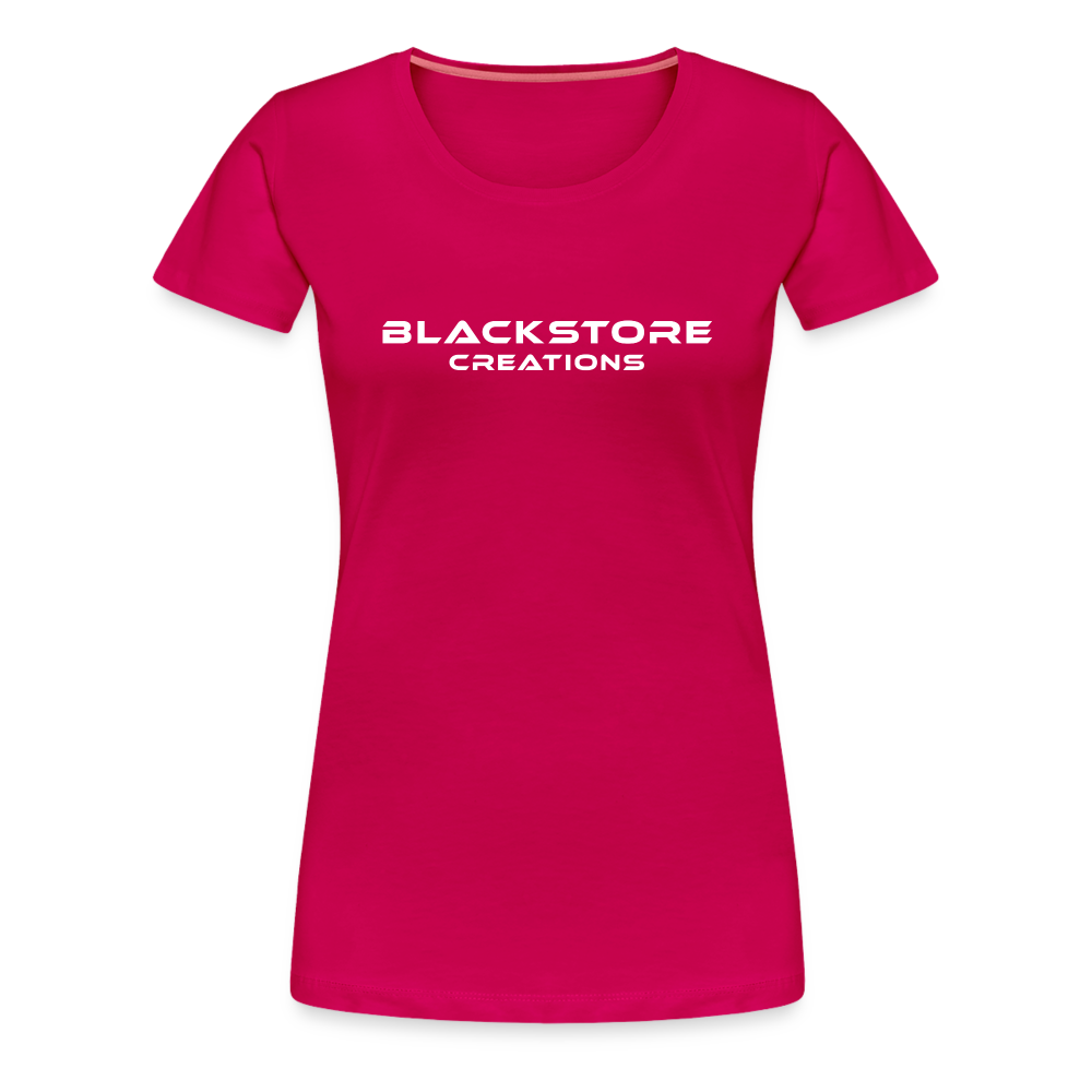 BLACKSTORE CREATIONS - Frauen Premiumshirt - dunkles Pink