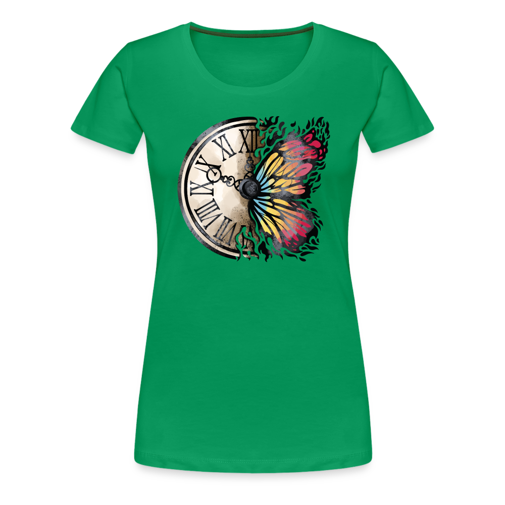 Time for butterflies - Frauen Premiumshirt - Kelly Green
