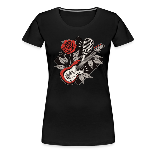 Rockabilly - Frauen Premiumshirt - Schwarz