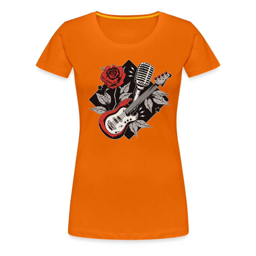 Rockabilly - Frauen Premiumshirt - Orange