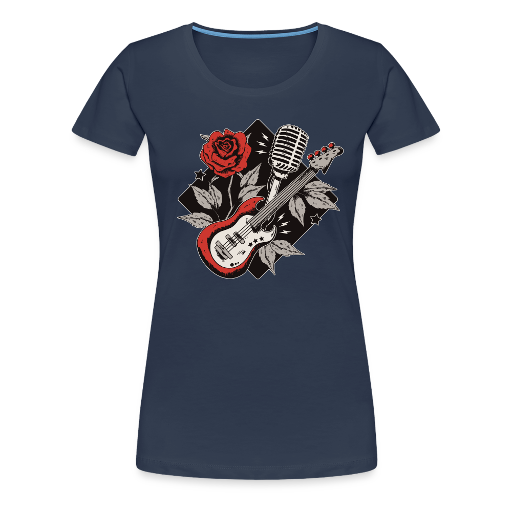 Rockabilly - Frauen Premiumshirt - Navy