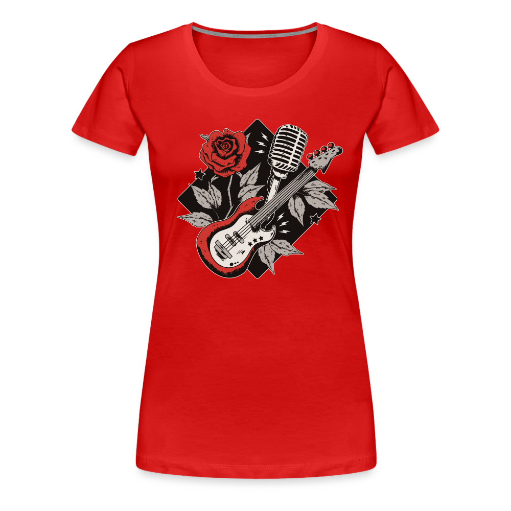 Rockabilly - Frauen Premiumshirt - Rot