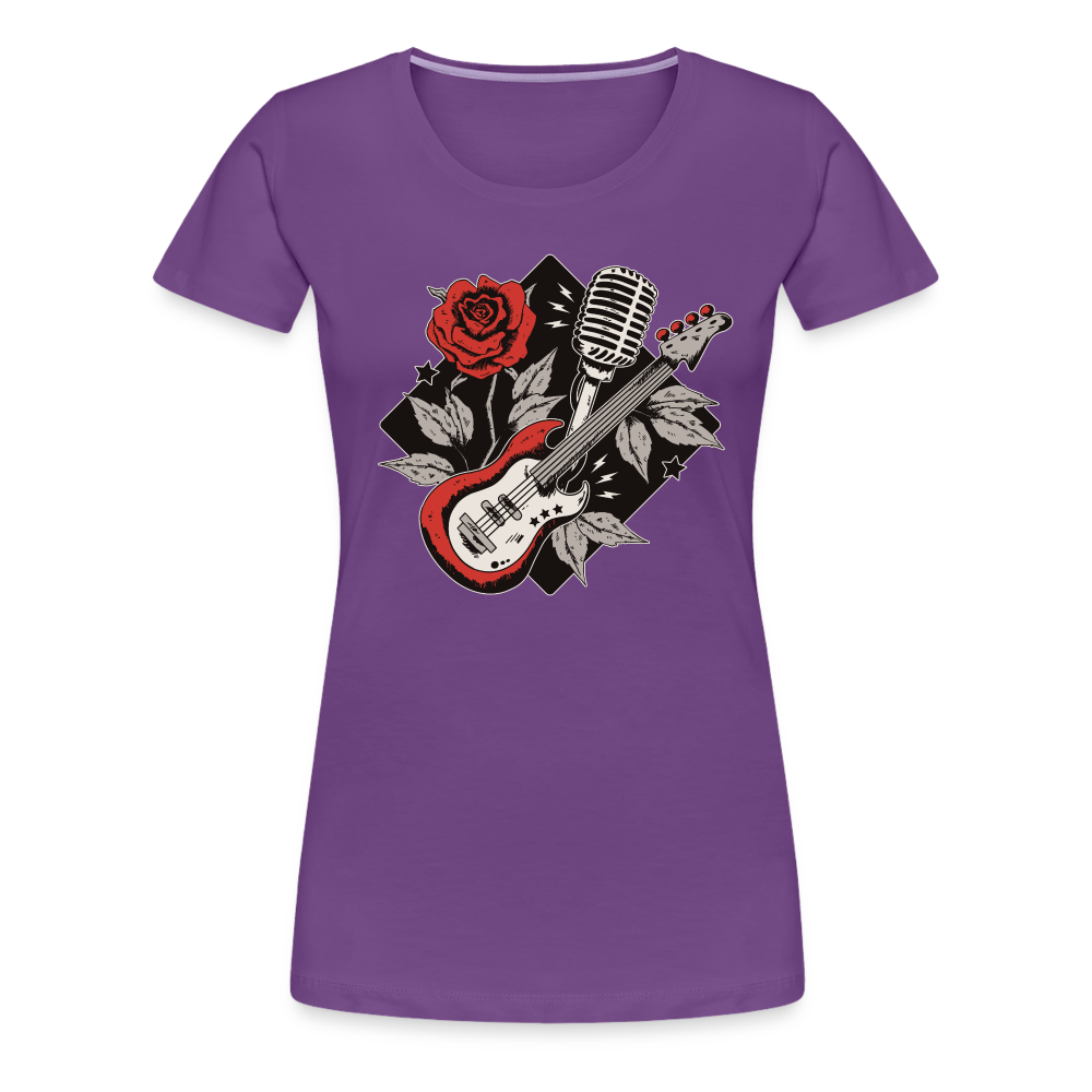 Rockabilly - Frauen Premiumshirt - Lila
