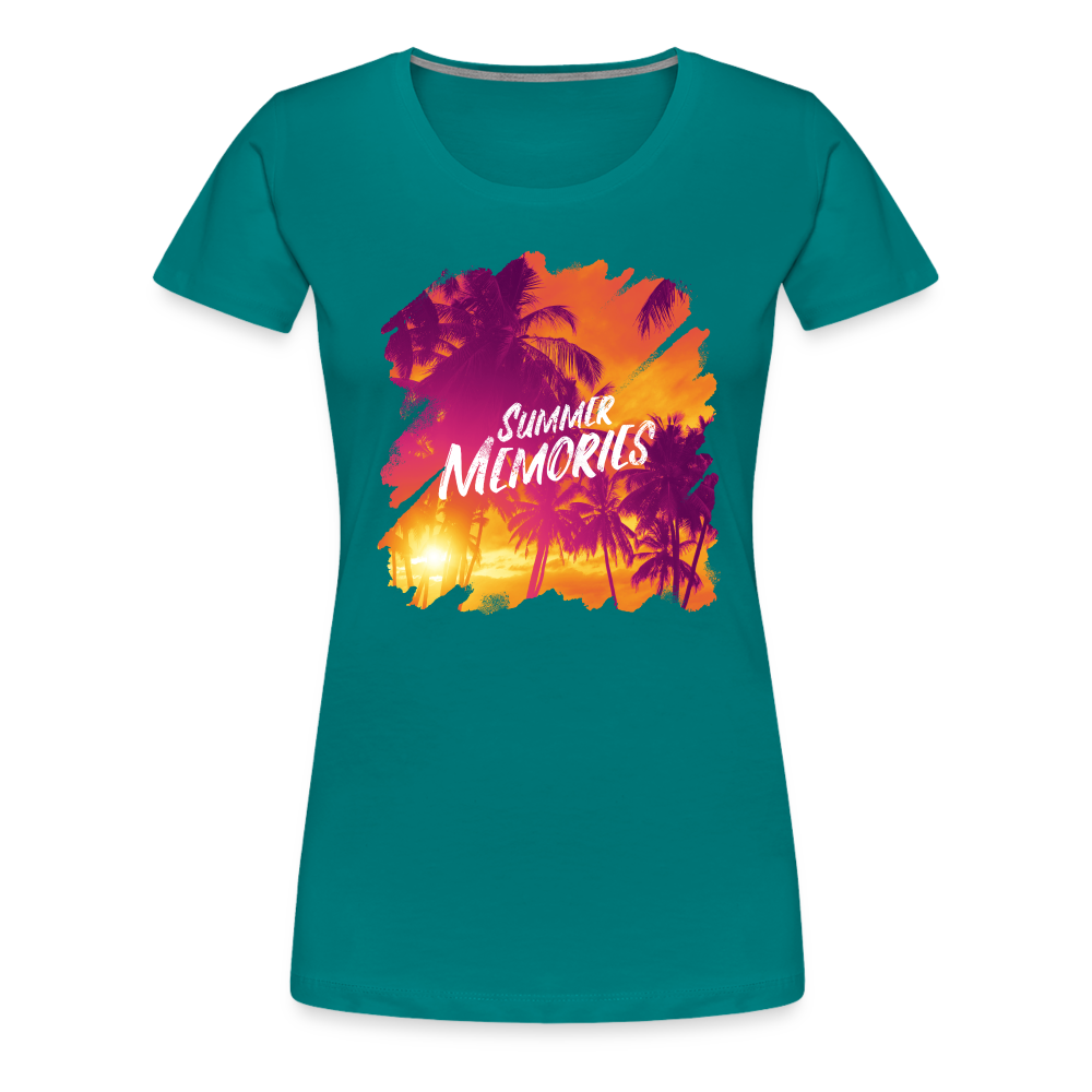 Summer Memories - Frauen Premiumshirt - Divablau