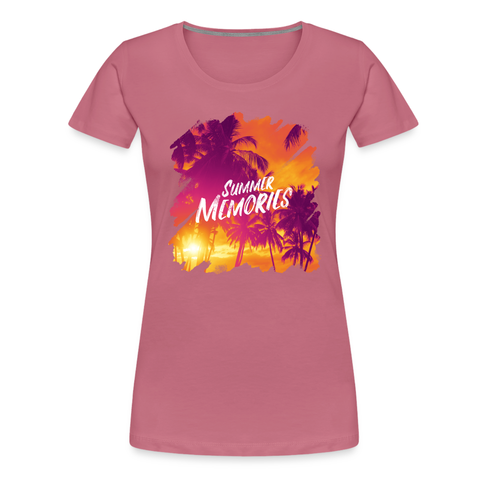 Summer Memories - Frauen Premiumshirt - Malve