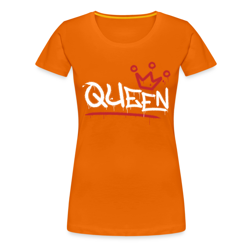Queen - Frauen Premiumshirt - Orange