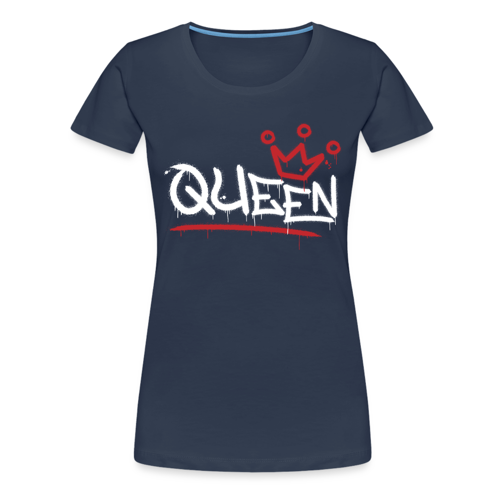 Queen - Frauen Premiumshirt - Navy