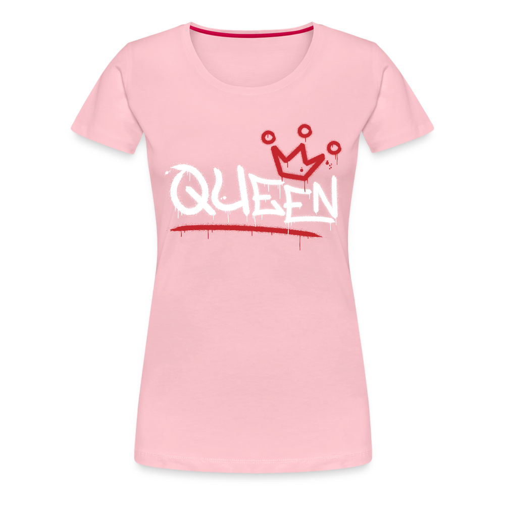Queen - Frauen Premiumshirt - Hellrosa