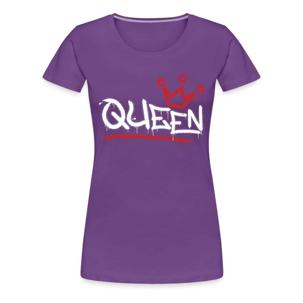Queen - Frauen Premiumshirt - Lila