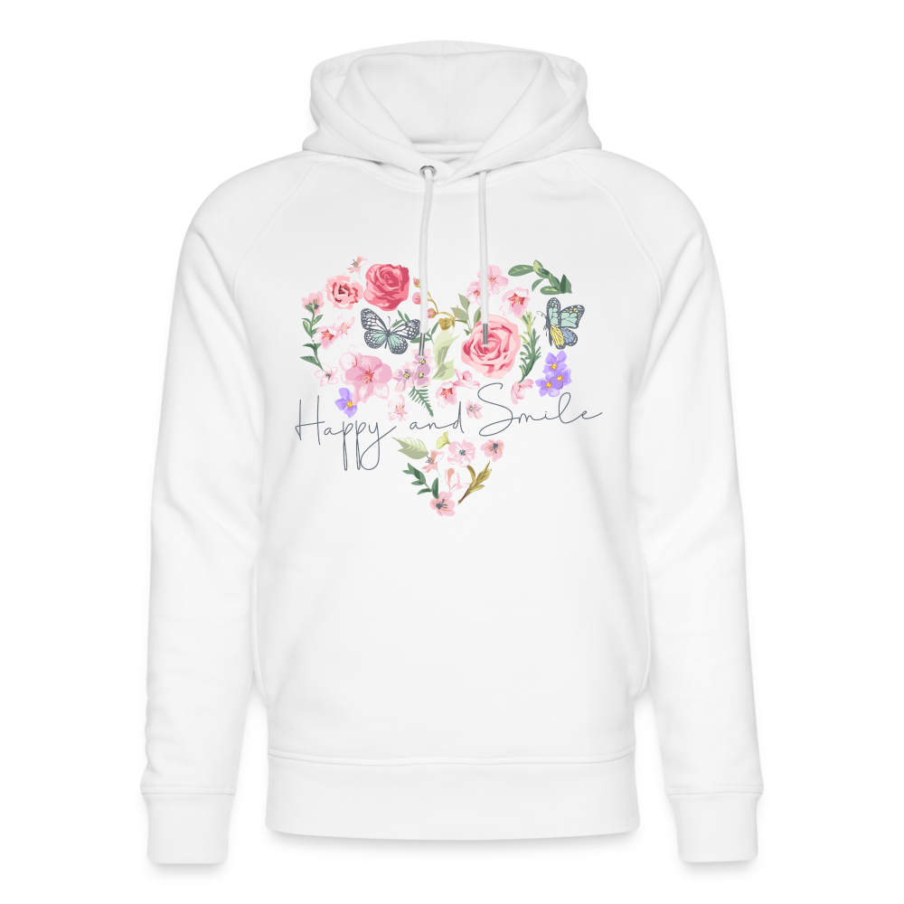Happy Flower - Frauen Premium Hoodie - weiß