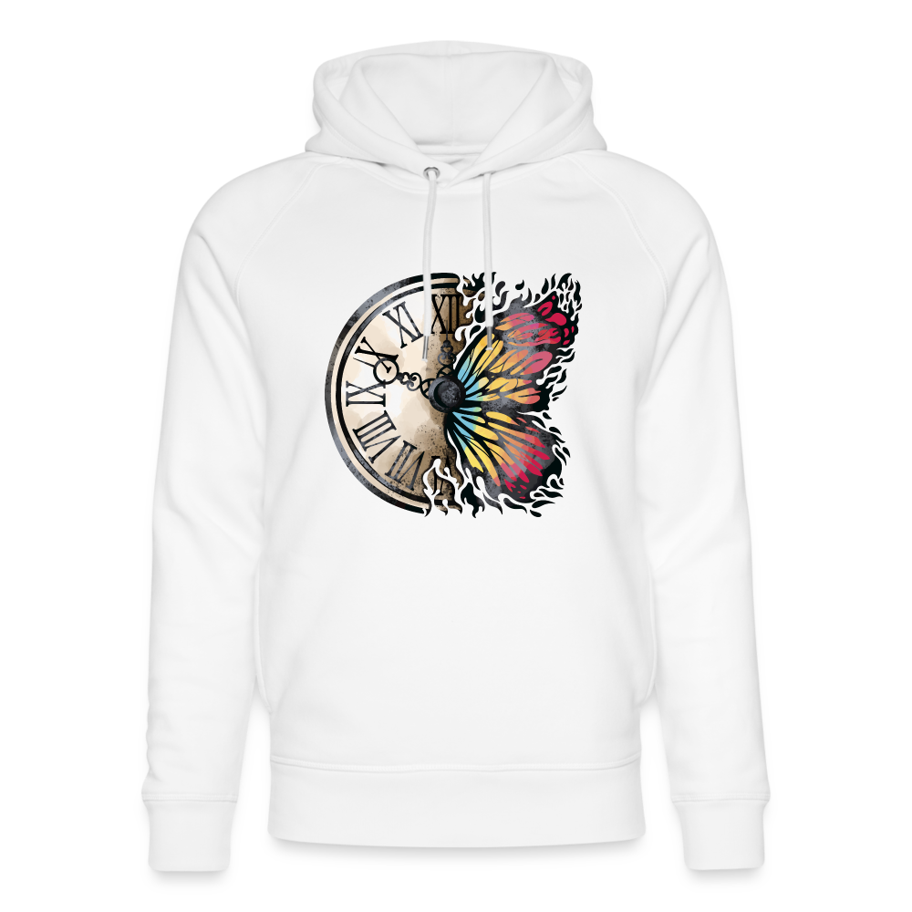 Butterfly clock - Frauen Premium Hoodie - weiß
