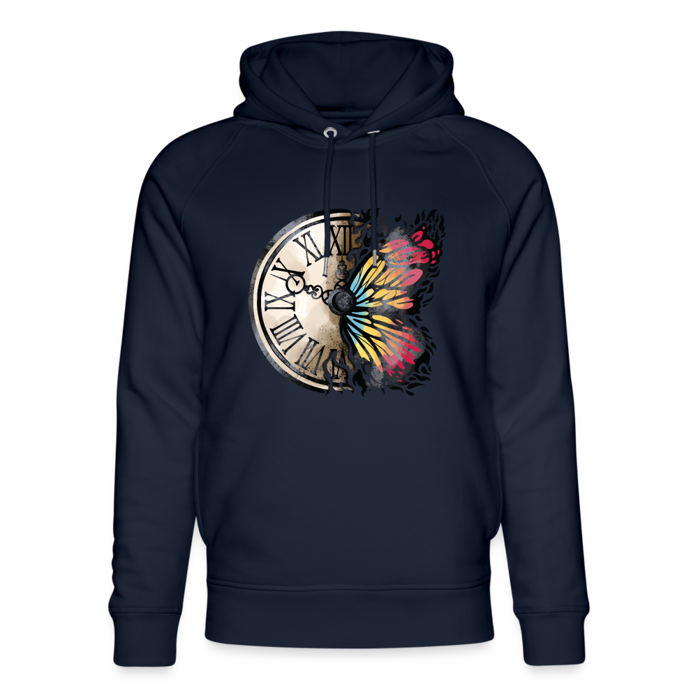 Butterfly clock - Frauen Premium Hoodie - Navy